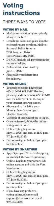 2026 Voting Instructions