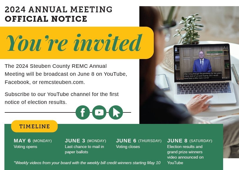 Your invited to the 2024 virtual annual meeting